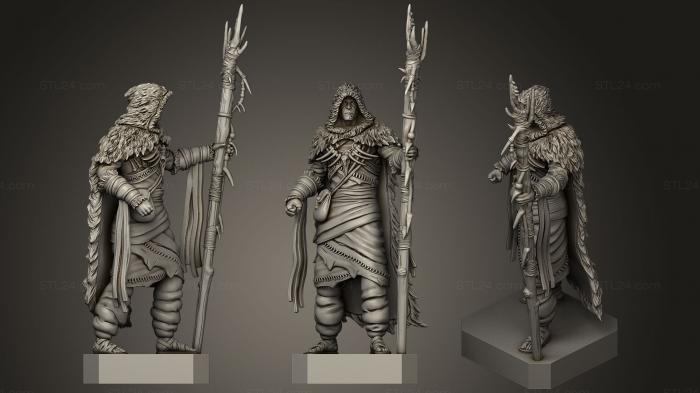 Figurines heroes, monsters and demons (King Khadrius Zhoth, STKM_1482) 3D models for cnc